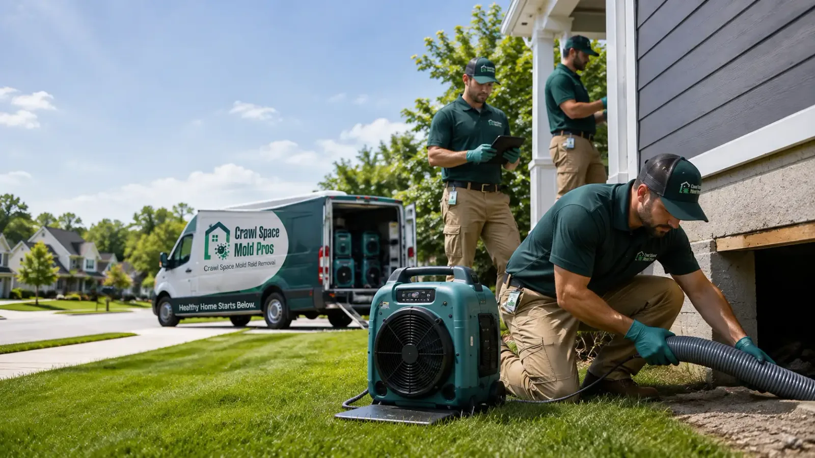 Crawl Space Mold Removal in Irvington, KY